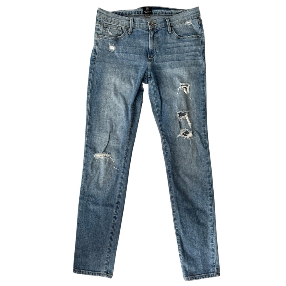 Just Black Light Blue Distressed Skinny Jeans